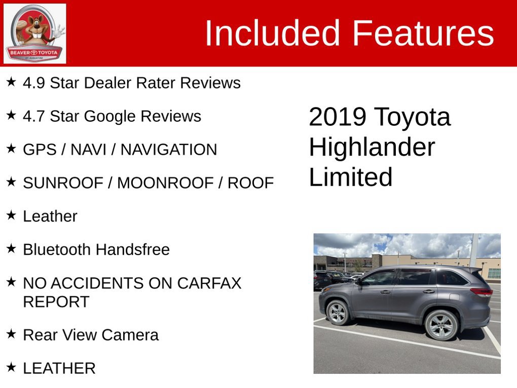 Used 2019 Toyota Highlander Limited AWD/4WD image 5