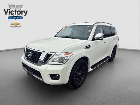 Used 2020 Nissan Armada Platinum w/ Captain's Chairs Package AWD/4WD image 17