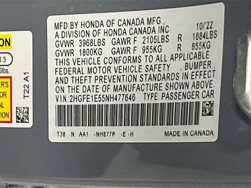 Used 2022 Honda Civic Si image 31