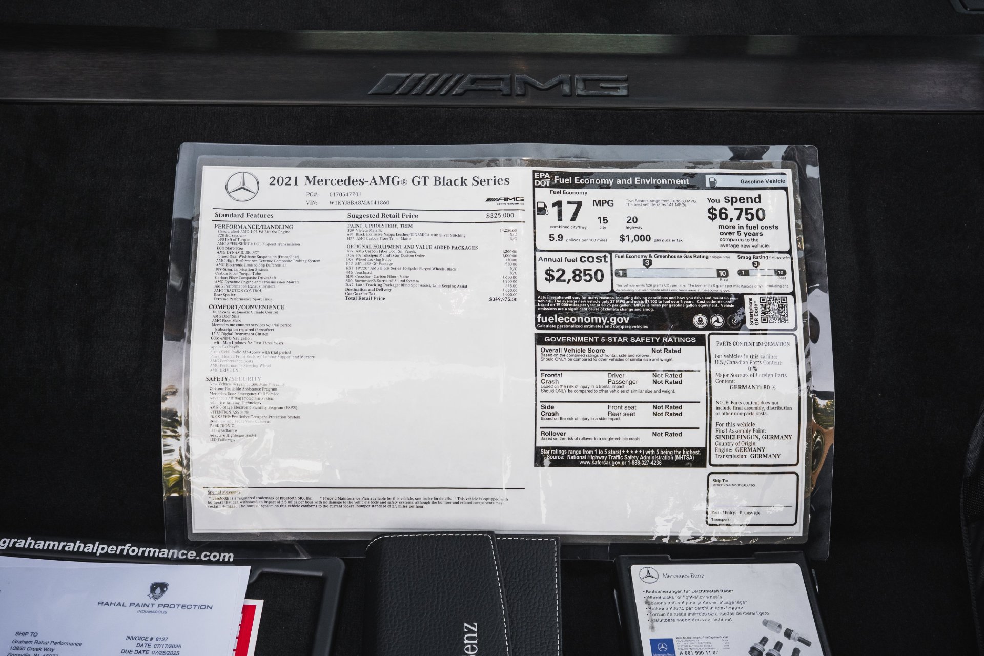 Used 2021 Mercedes-Benz AMG GT Black Series image 96