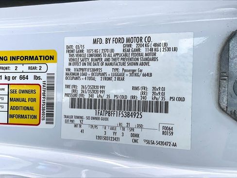 Used 2015 Ford Mustang GT Premium w/ Equipment Group 401A RWD image 30
