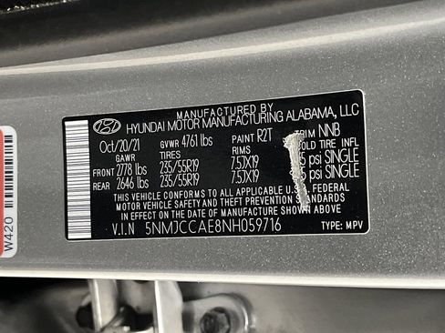 Used 2022 Hyundai Tucson SEL w/ Convenience + Premium Package image 39