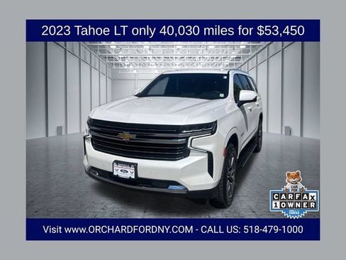 Used 2023 Chevrolet Tahoe LT w/ LT Signature Package AWD/4WD image 1