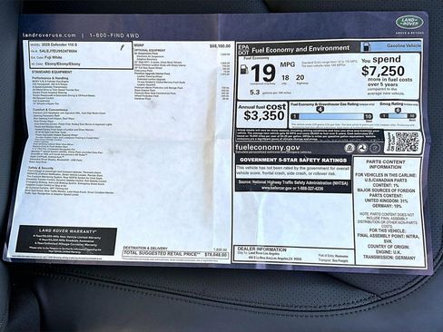 New 2025 Land Rover Defender 110 S image 14