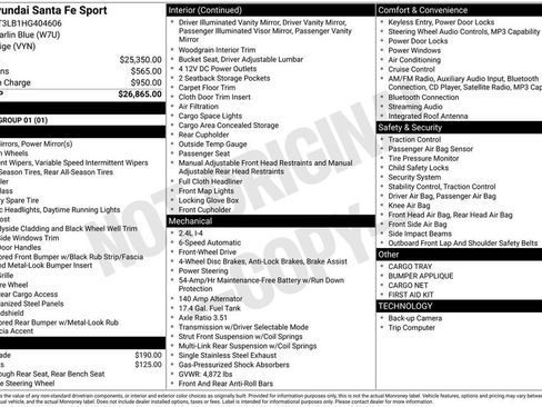 Used 2017 Hyundai Santa Fe Sport image 6