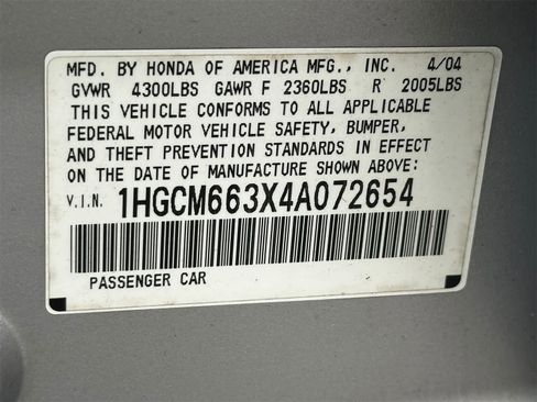 Used 2004 Honda Accord LX image 24