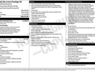 Used 2023 Audi Q4 e-tron Prestige w/ Black Optic Package AWD/4WD video 2