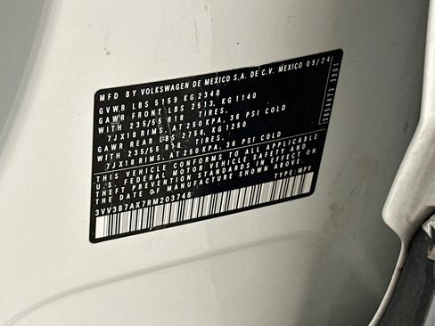 Used 2024 Volkswagen Tiguan Wolfsburg Edition FWD image 12
