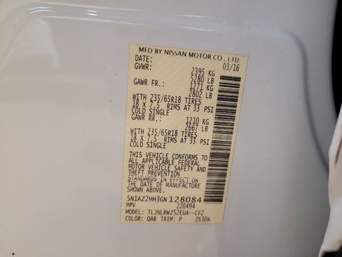 Used 2016 Nissan Murano SL w/ SL Technology Package image 33