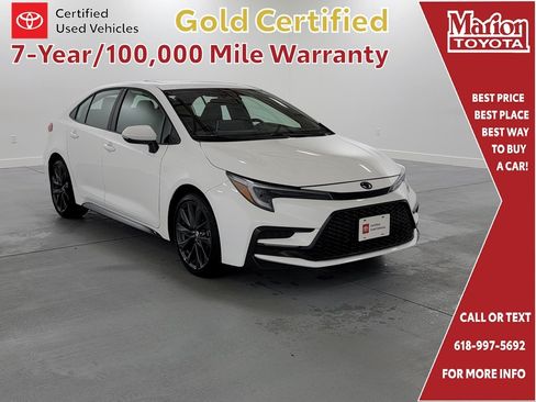 Certified 2025 Toyota Corolla SE w/ SE Premium Package FWD image 1