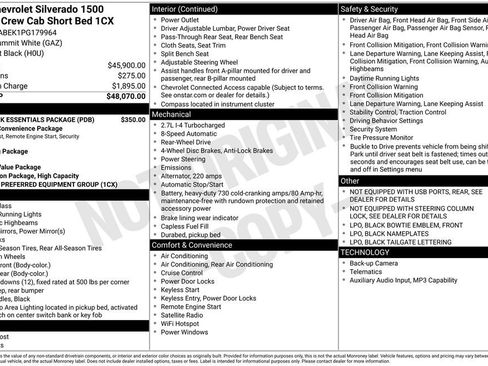 Used 2023 Chevrolet Silverado 1500 Custom w/ LPO, Dark Essentials Package RWD image 10