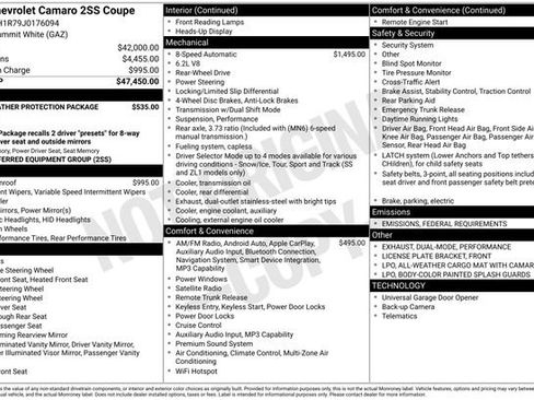 Used 2018 Chevrolet Camaro SS image 41