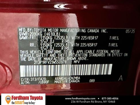 Certified 2025 Toyota RAV4 XLE AWD/4WD image 33