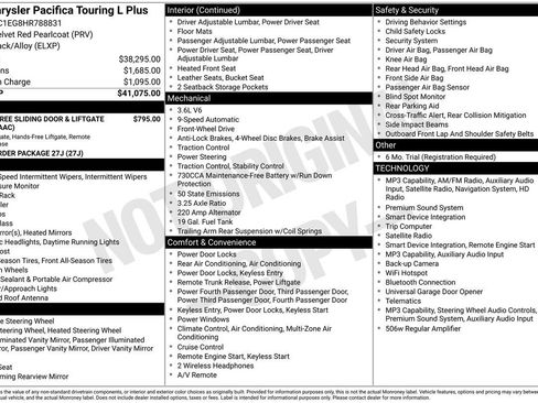 Used 2017 Chrysler Pacifica Touring-L Plus FWD image 30
