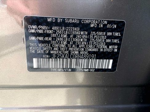 Certified 2024 Subaru Forester Limited AWD/4WD image 32