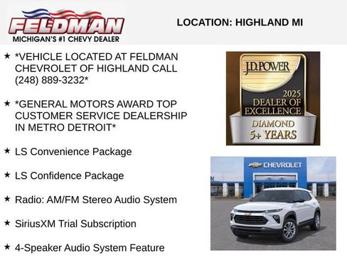 New 2026 Chevrolet TrailBlazer LS w/ LS Convenience Package FWD image 3