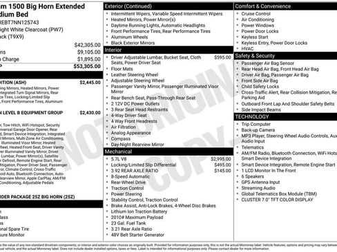 Used 2022 RAM 1500 Big Horn w/ Night Edition RWD image 3