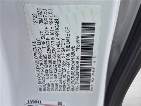 Certified 2023 Honda Odyssey Touring image 15