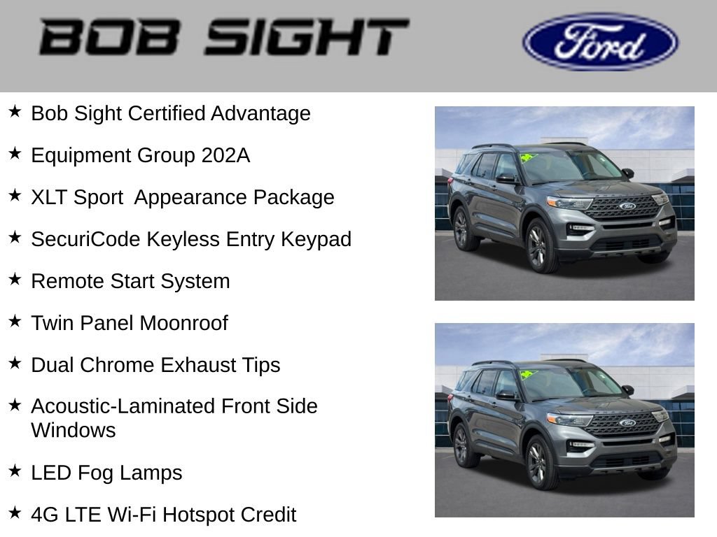 Used 2024 Ford Explorer XLT w/ Equipment Group 202A AWD/4WD image 3
