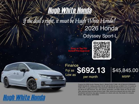 New 2026 Honda Odyssey Sport-L image 7