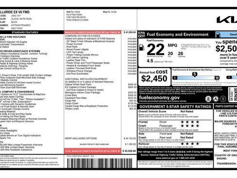 Used 2024 Kia Telluride EX w/ EX Captain's Chair Package FWD image 4