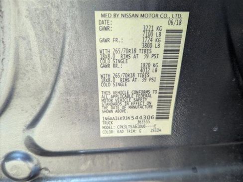 Used 2018 Nissan Titan SV image 20