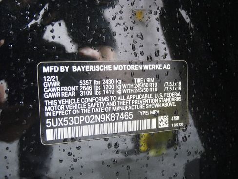 Used 2022 BMW X3 xDrive30i w/ Premium Package 2 image 26