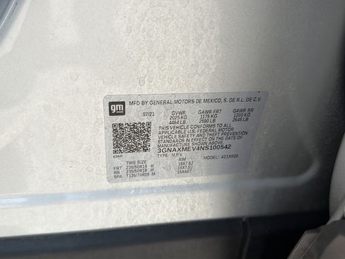 Used 2022 Chevrolet Equinox RS w/ RS Leather Package FWD image 47
