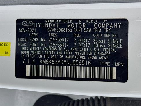 Certified 2022 Hyundai Kona SEL w/ Cargo Package image 29