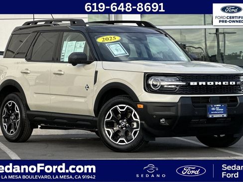 Certified 2025 Ford Bronco Sport Outer Banks w/ Outer Banks Tech Package+ image 1