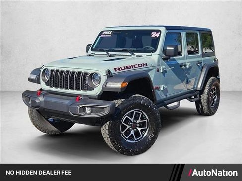 Used 2024 Jeep Wrangler Unlimited Rubicon w/ Technology Group AWD/4WD image 1