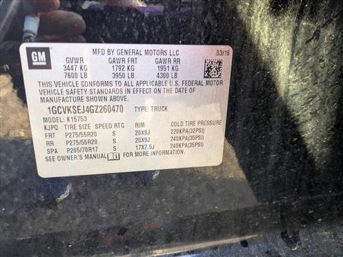 Used 2016 Chevrolet Silverado 1500 LTZ w/ Max Trailering Package AWD/4WD image 15