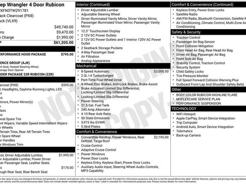 New 2026 Jeep Wrangler Unlimited Rubicon AWD/4WD image 9