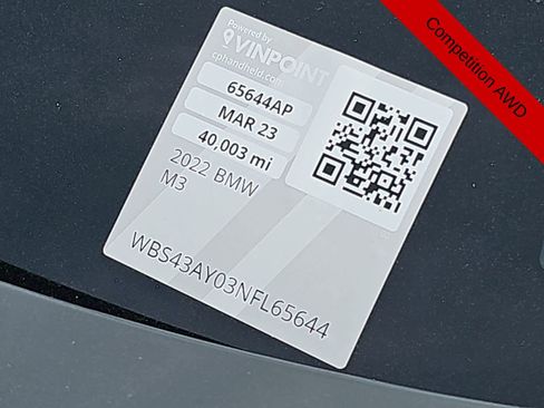 Used 2022 BMW M3 Competition w/ M Carbon Exterior Package AWD/4WD image 25