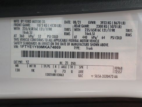 Used 2021 Ford Transit 150 Low Roof image 38