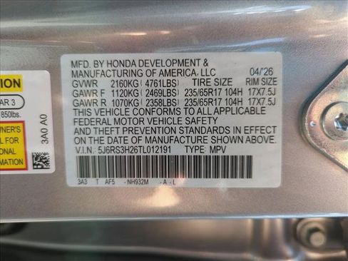 New 2026 Honda CR-V LX image 17