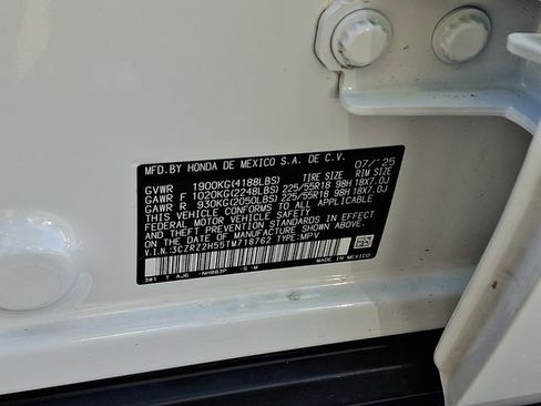 Certified 2026 Honda HR-V Sport image 27