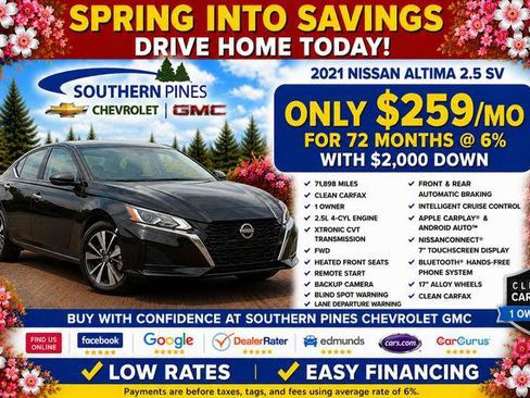 Used 2021 Nissan Altima 2.5 SV FWD image 5