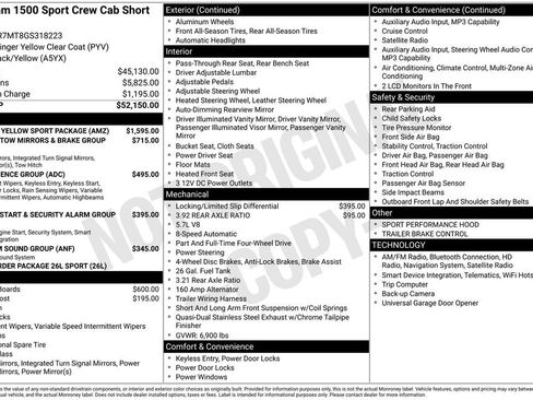 Used 2016 RAM 1500 Sport w/ Stinger Yellow Sport Package AWD/4WD image 16