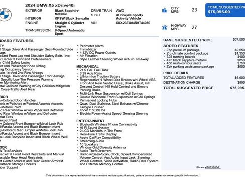 Used 2024 BMW X5 xDrive40i image 3
