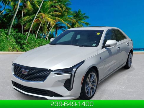 Used 2023 Cadillac CT4 Luxury w/ Sun And Sound Package RWD image 1