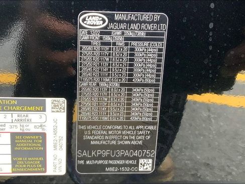Used 2023 Land Rover Range Rover SE AWD/4WD image 33