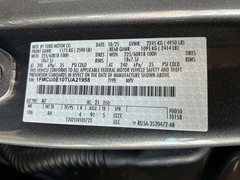 New 2026 Ford Escape PHEV w/ PHEV Premium Package image 62