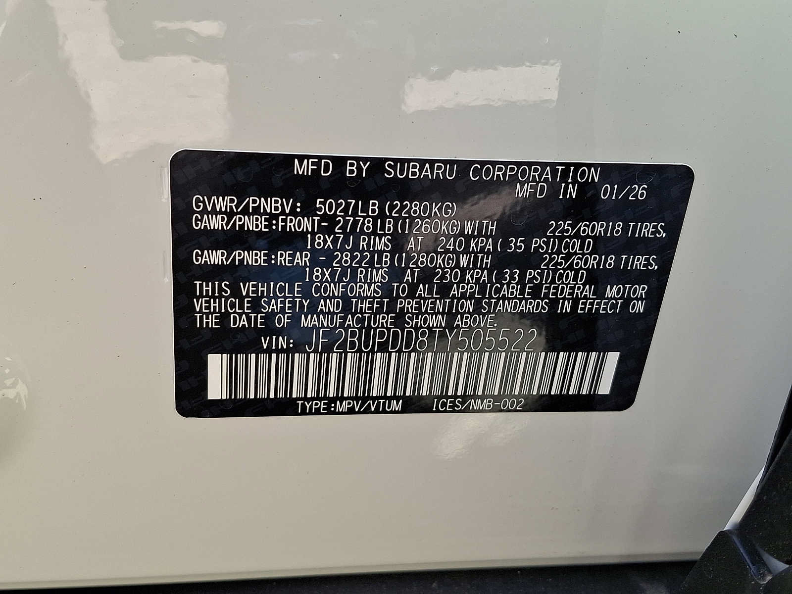 New 2026 Subaru Outback Limited AWD/4WD image 22