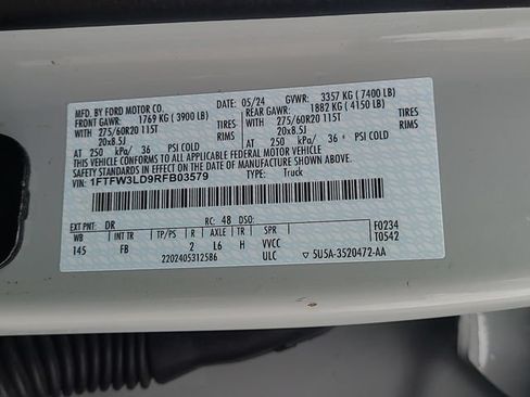 Used 2024 Ford F150 XLT w/ Equipment Group 302A MID AWD/4WD image 33