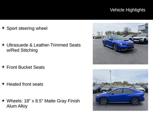 Certified 2024 Subaru WRX GT AWD/4WD image 14