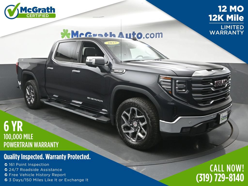 Used 2025 GMC Sierra 1500 SLT w/ SLT Premium Plus Package AWD/4WD image 1