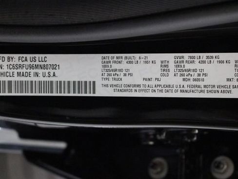 Used 2021 RAM 1500 TRX w/ TRX Level 2 Equipment Group AWD/4WD image 80