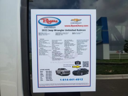 Used 2022 Jeep Wrangler Unlimited Rubicon w/ LED Lighting Group AWD/4WD image 13