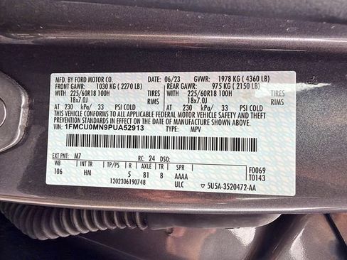 Used 2023 Ford Escape ST-Line w/ Tech Pack #1 FWD image 31